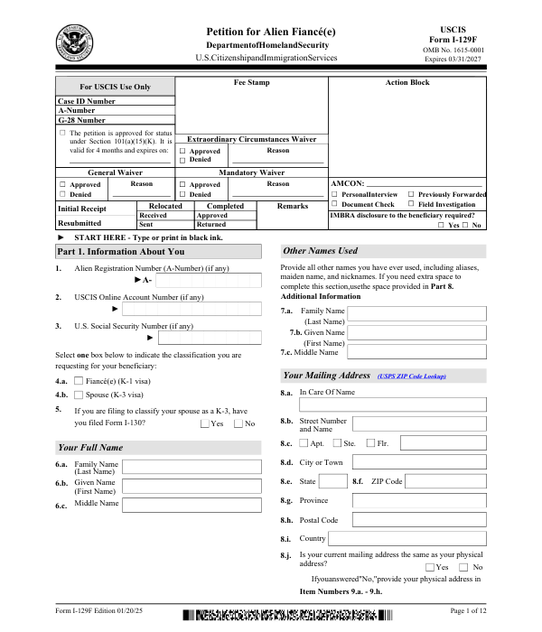 FormVeritas USCIS petition review interface